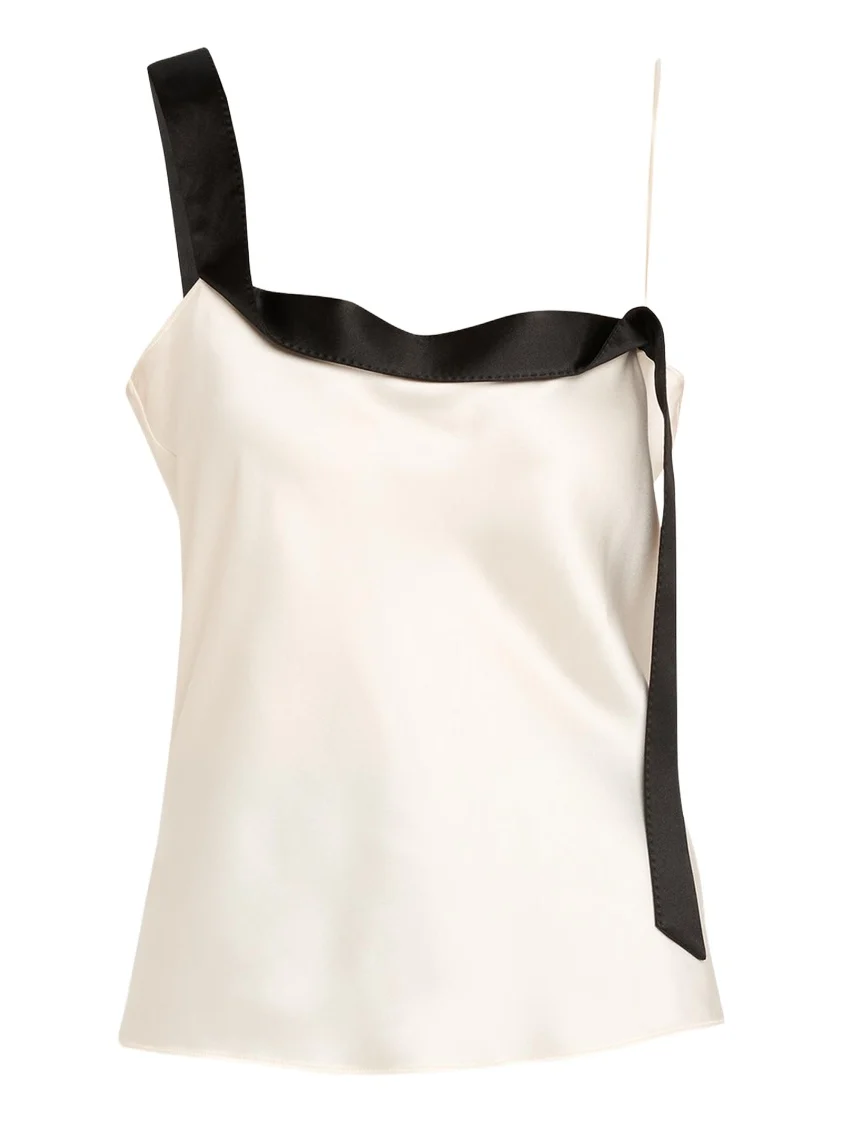Ribbon Silk Cami Top Ribbon Silk Cami Top