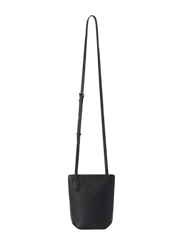Valextra Vivi Leather Crossbody Phone Bag