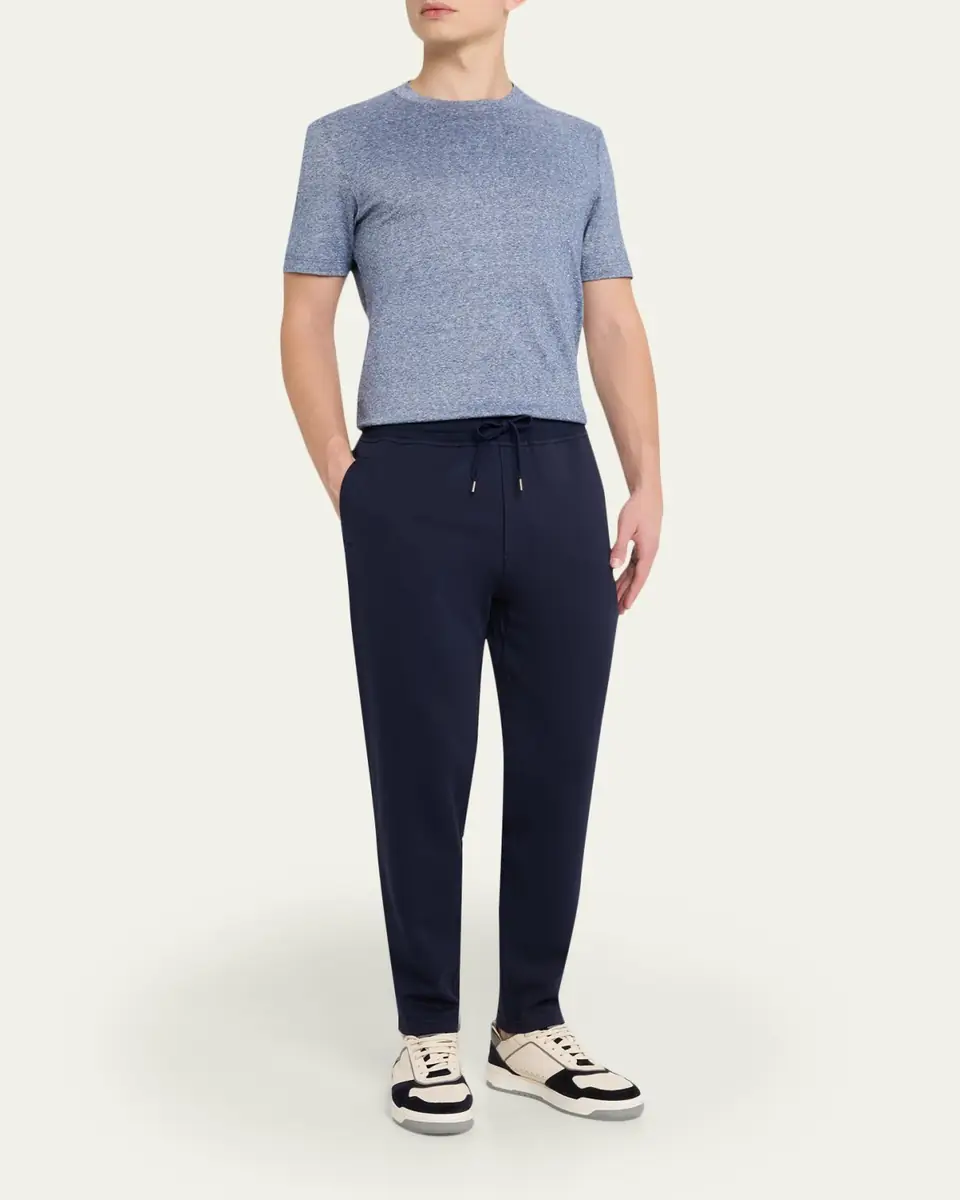Brunello Cucinelli Men's Classic Fit Cotton Crewneck T-Shirt | Thumbnail 2 Brunello Cucinelli Men's Classic Fit Cotton Crewneck T-Shirt | Thumbnail 2