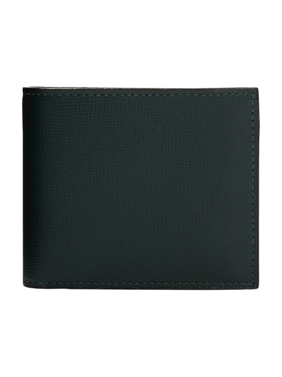 Valextra Men's Leather V-Cut Bifold Wallet