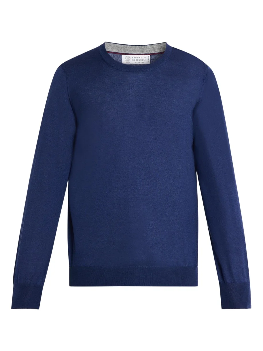 Brunello Cucinelli Men's Cashmere Knit Crewneck Sweater