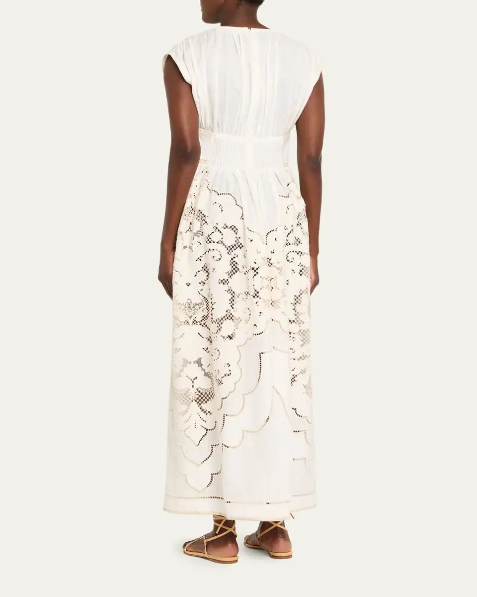 Zimmermann Daylight Waisted Maxi Dress | Thumbnail 3