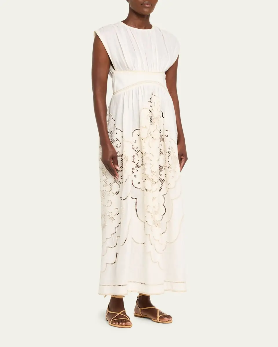 Zimmermann Daylight Waisted Maxi Dress | Thumbnail 4