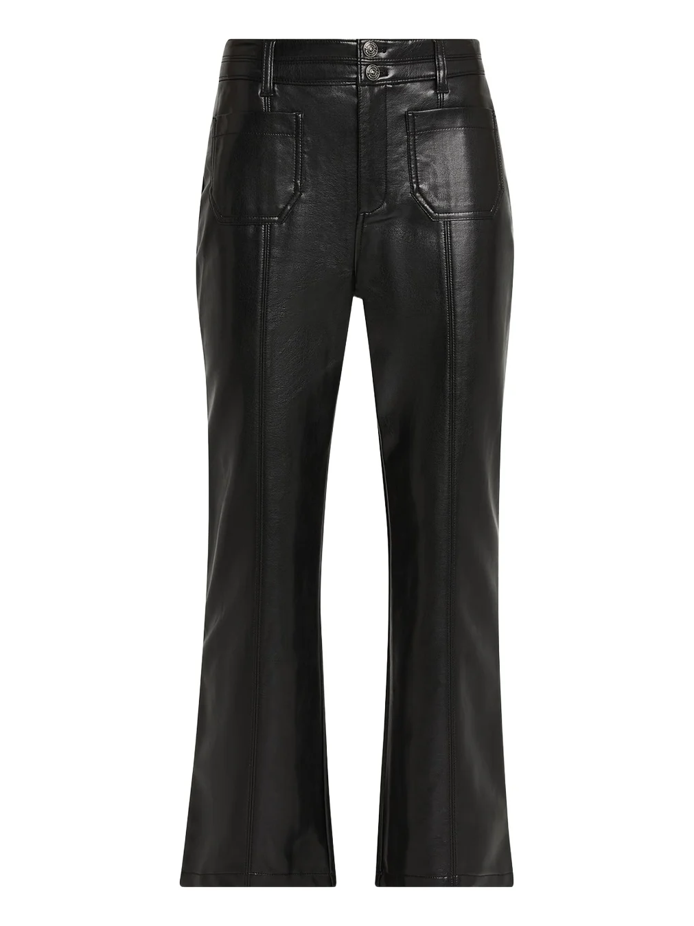 Vegan Leather Kick-Flare Pants Vegan Leather Kick-Flare Pants