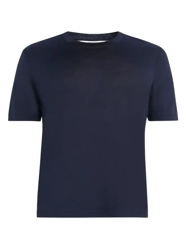 Brunello Cucinelli Men's Classic Fit Heathered Cotton Crewneck T-Shirt
