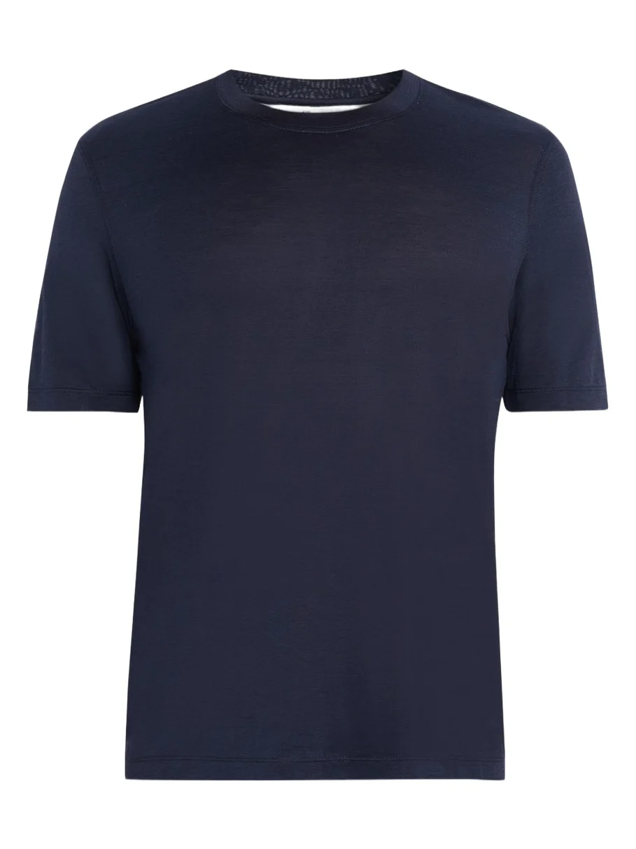 Brunello Cucinelli Men's Classic Fit Heathered Cotton Crewneck T-Shirt