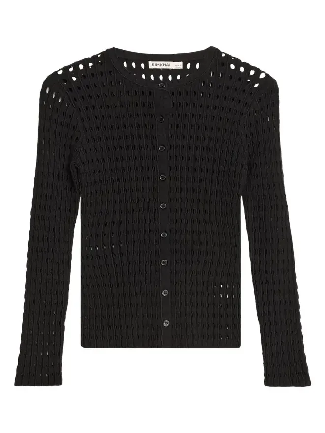 Mabel Openwork Cardigan Mabel Openwork Cardigan