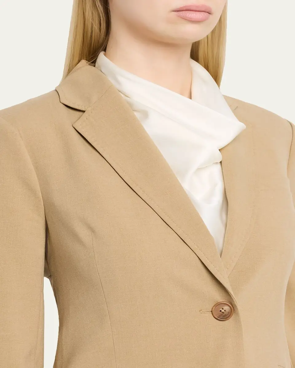 Simkhai Moren Pleated Back Blazer | Thumbnail 5