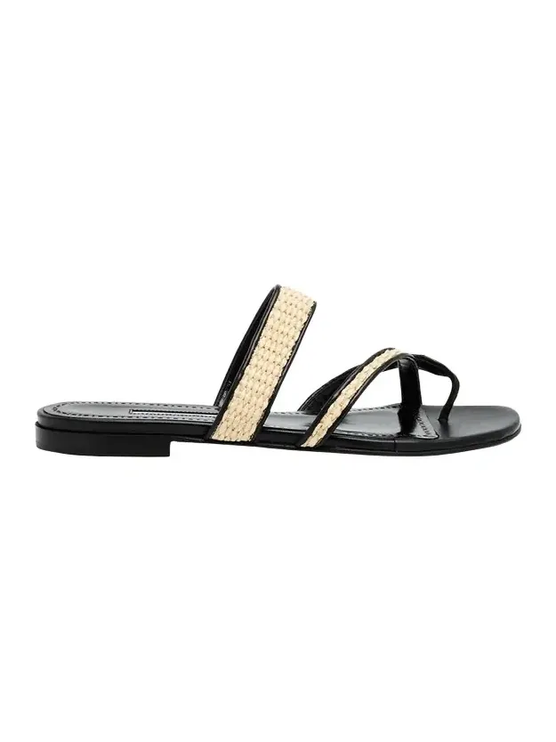 Susara Woven Flat Slide Sandals Susara Woven Flat Slide Sandals
