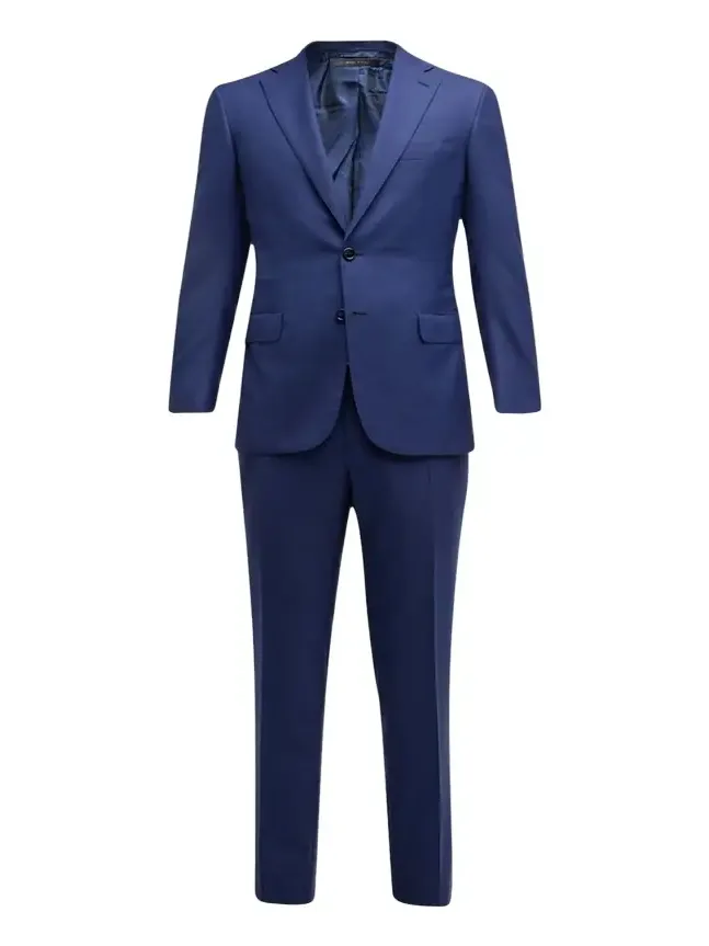 Men's Wool Sharkskin Suit