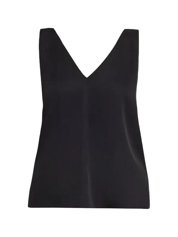 Sailor Sleeveless V-Neck Blouse Sailor Sleeveless V-Neck Blouse