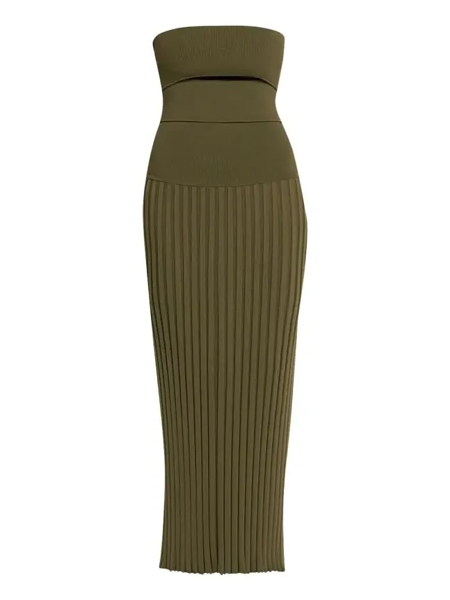 Christopher Esber Slashed Compact Knit Dress