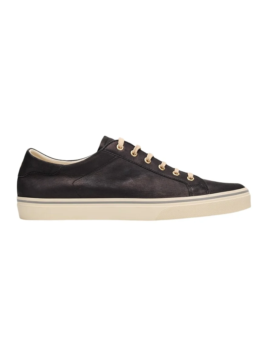 Brunello Cucinelli Men's Leather Foiled Logo Low-Top Sneakers
