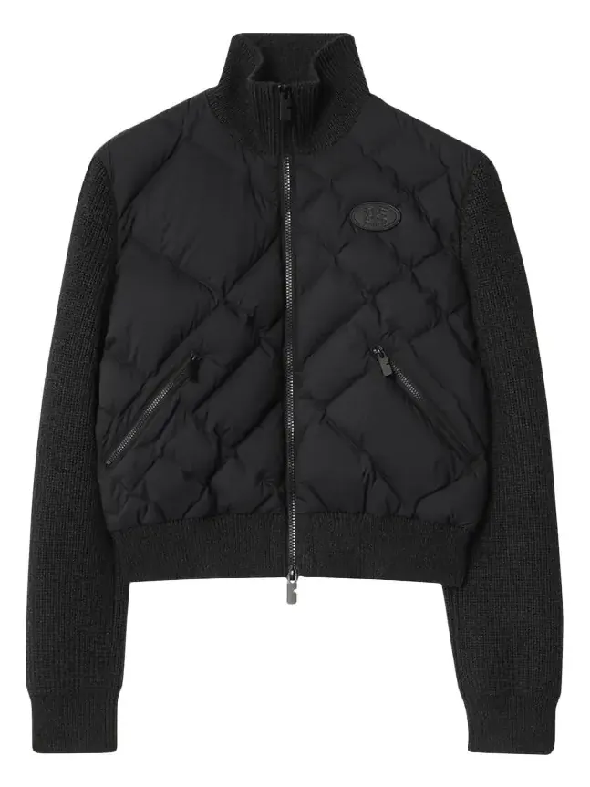 Burberry Kelsley Quilted Knit Jacket