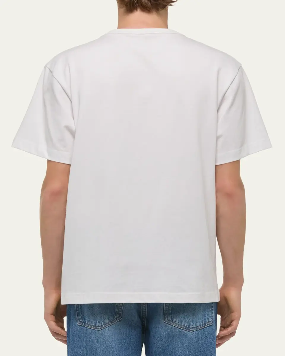 Helmut Lang Men's Relaxed-Fit Stencil Cotton Tee | Thumbnail 3 Helmut Lang Men's Relaxed-Fit Stencil Cotton Tee | Thumbnail 3