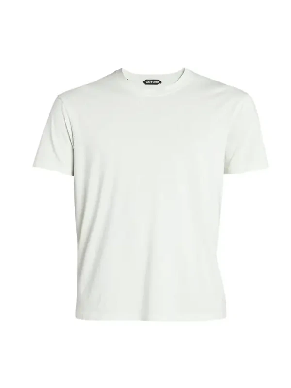 Men's Lyocell-Cotton Crewneck T-Shirt Men's Lyocell-Cotton Crewneck T-Shirt