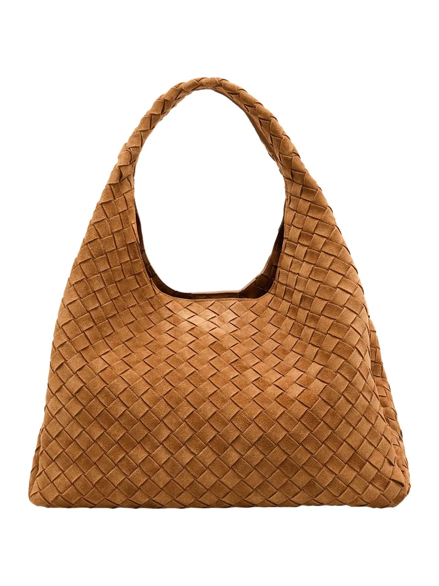 Campana Large Suede Shoulder Bag Campana Large Suede Shoulder Bag