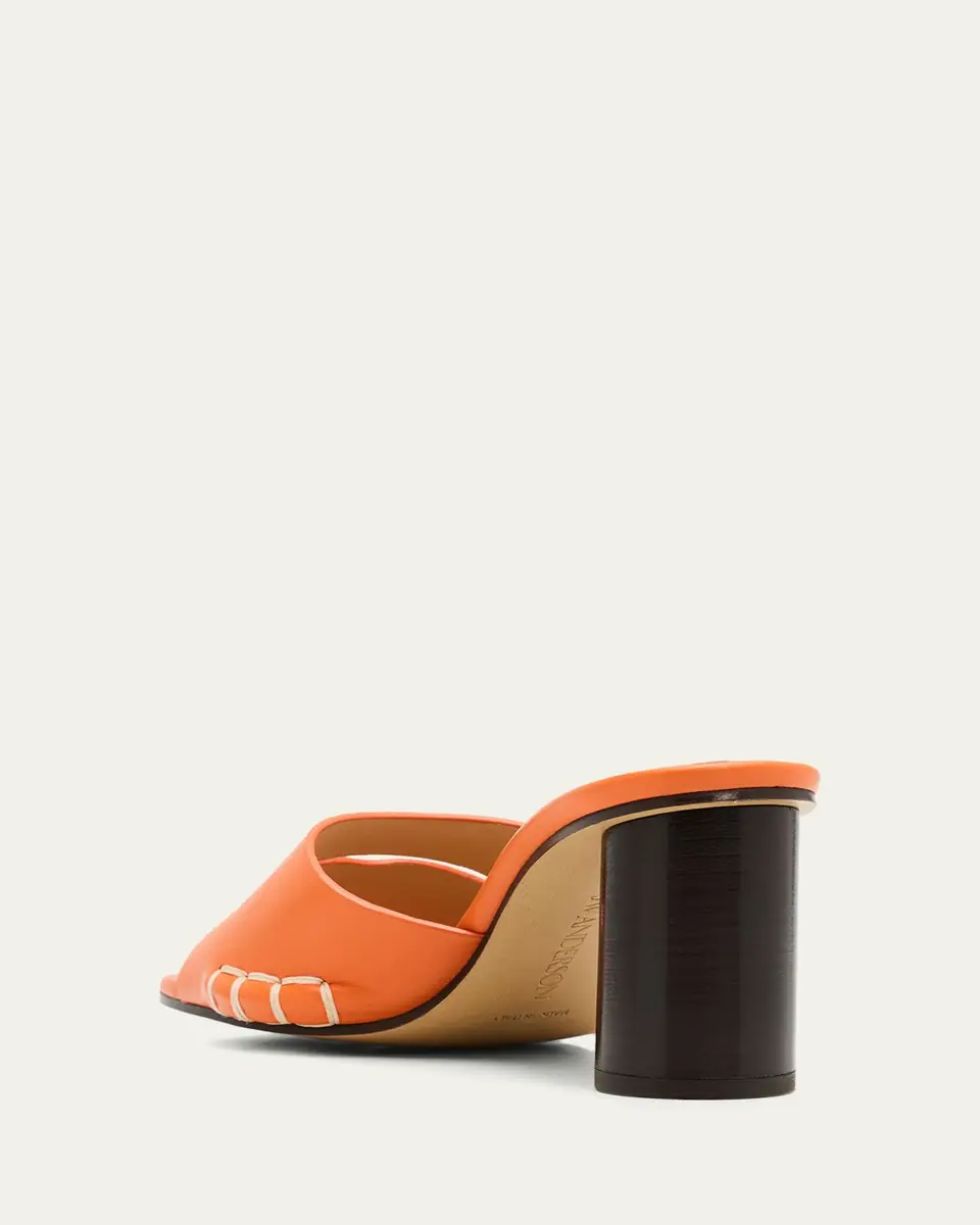 JW Anderson Leather Loafer-Inspired Mule Sandals | Thumbnail 4