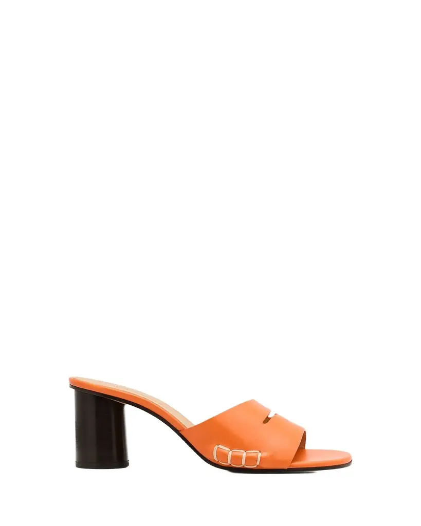 JW Anderson Leather Loafer-Inspired Mule Sandals | Image 1 JW Anderson Leather Loafer-Inspired Mule Sandals | Image 1