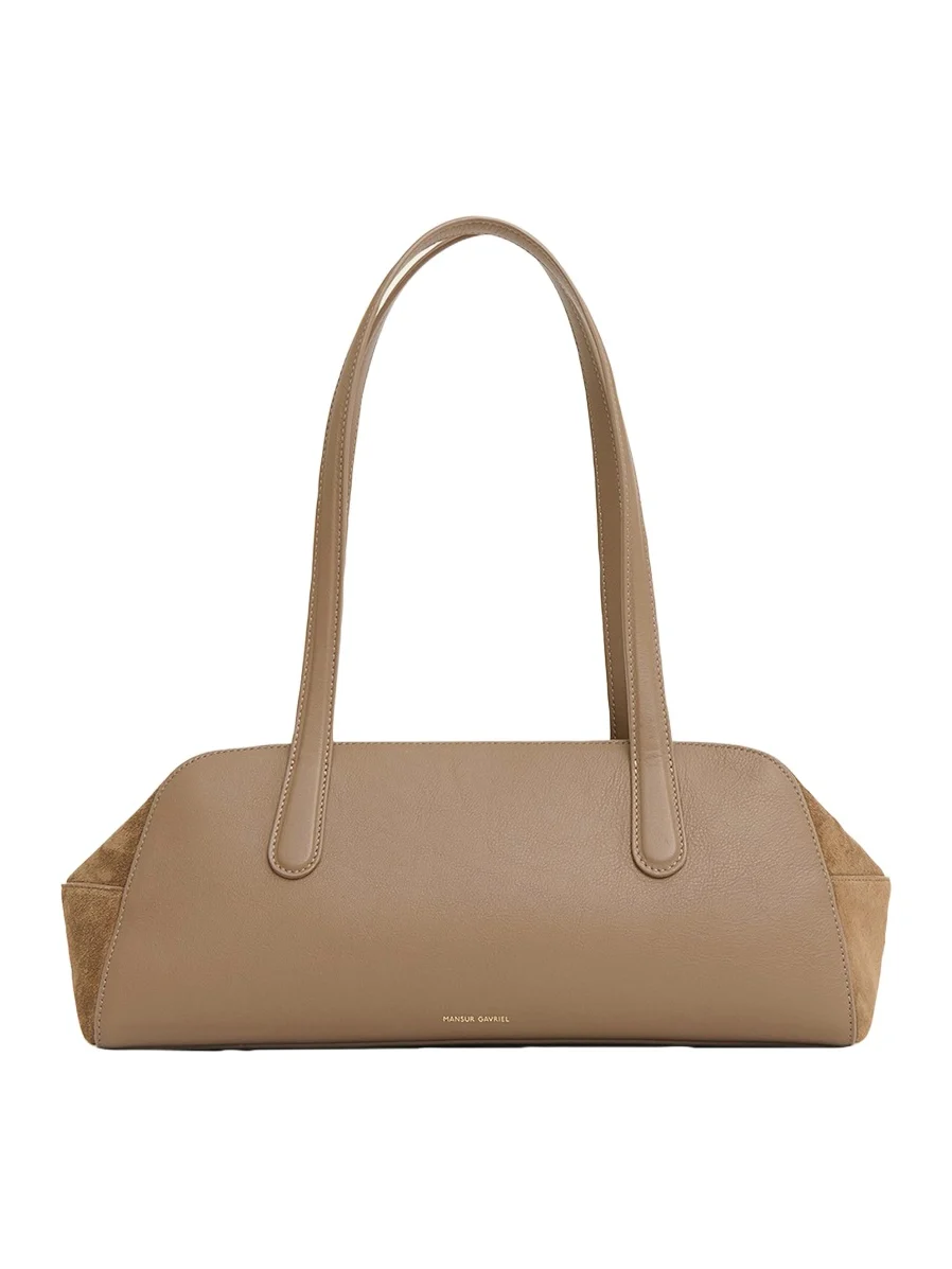 Helios Leather & Suede East-West Shoulder Bag Helios Leather & Suede East-West Shoulder Bag