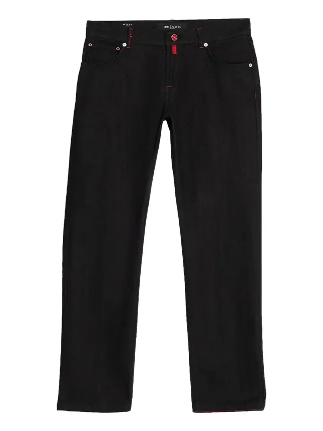 Men's Black Wash Straight-Fit Jeans Men's Black Wash Straight-Fit Jeans