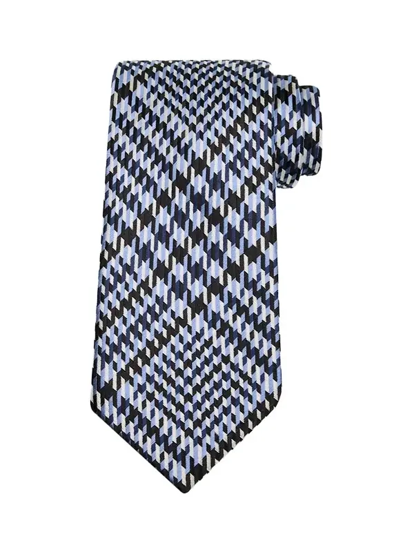 Men's Exploded Prince of Wales Check Silk Tie Men's Exploded Prince of Wales Check Silk Tie