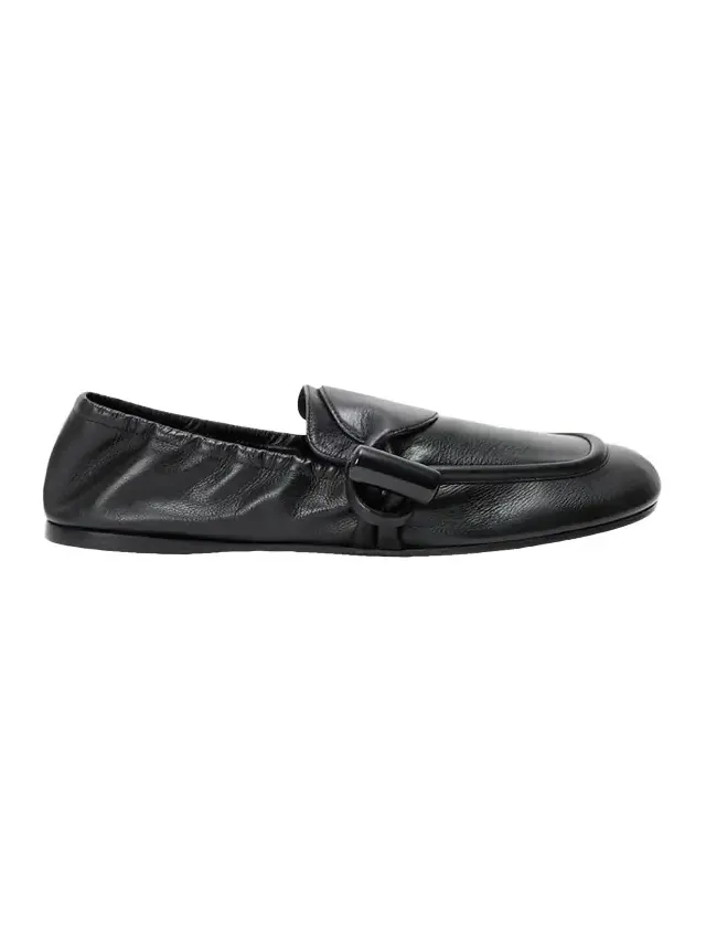 Toggle Leather Loafers