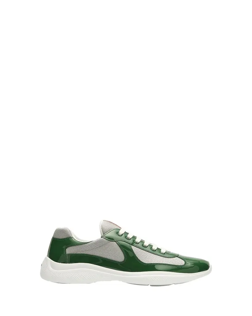 Prada Men's America's Cup Patent Leather Sneakers | Image 1 Prada Men's America's Cup Patent Leather Sneakers | Image 1