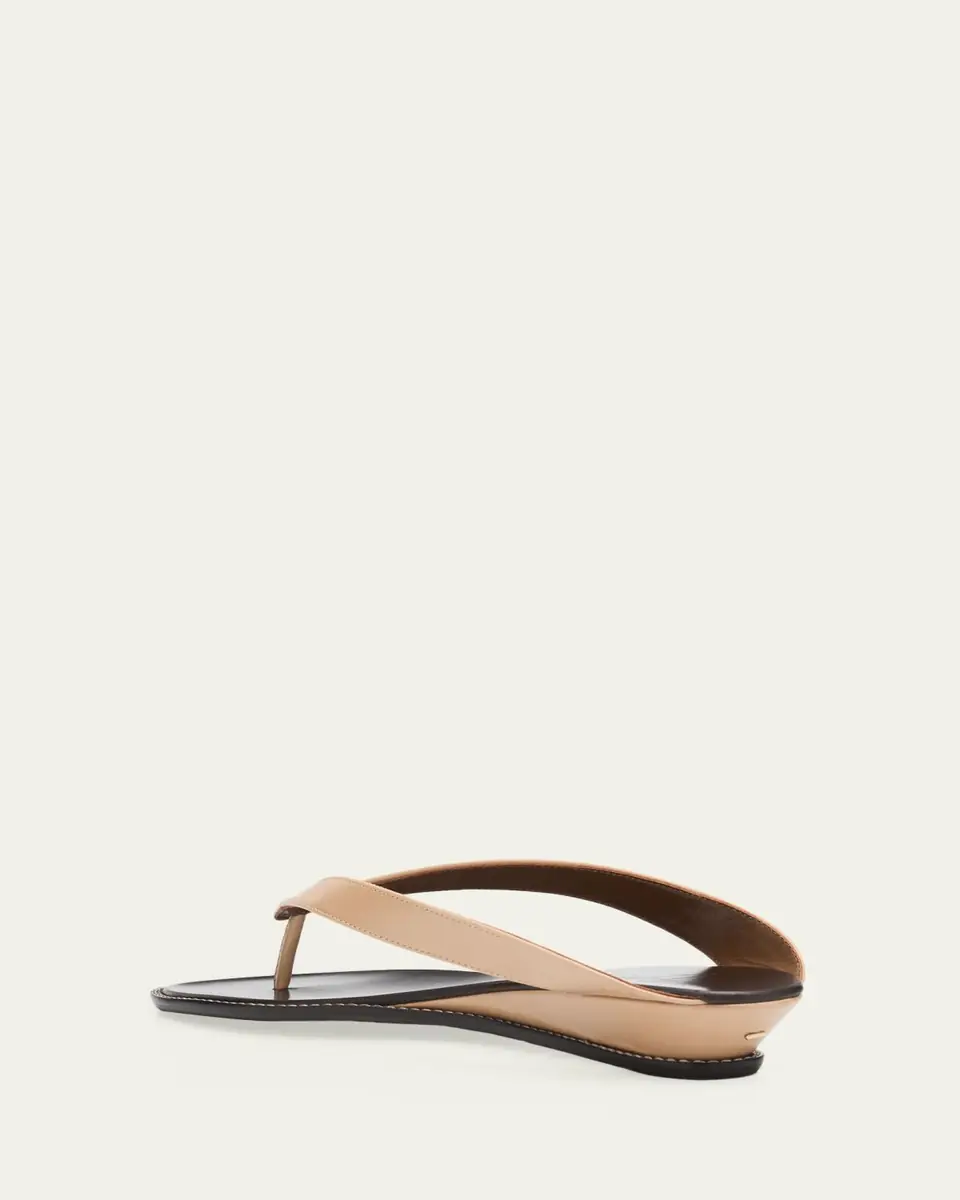 Giuseppe Zanotti 25mm Amelia Leather Thong Sandals | Thumbnail 2