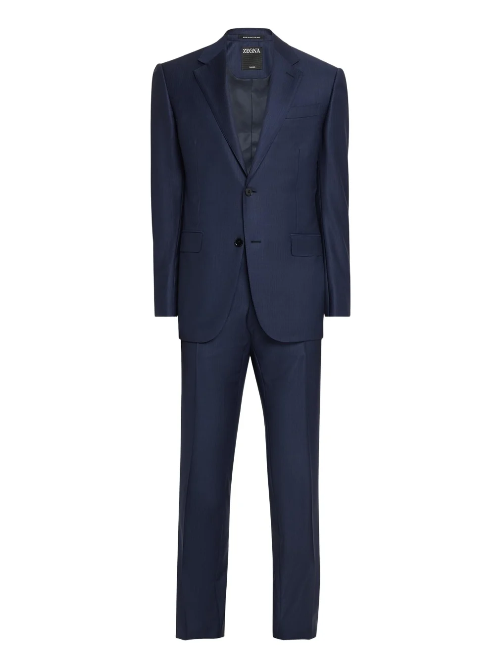 Zegna Men's Trofeo Wool Texture-Stripe Two-Piece Suit