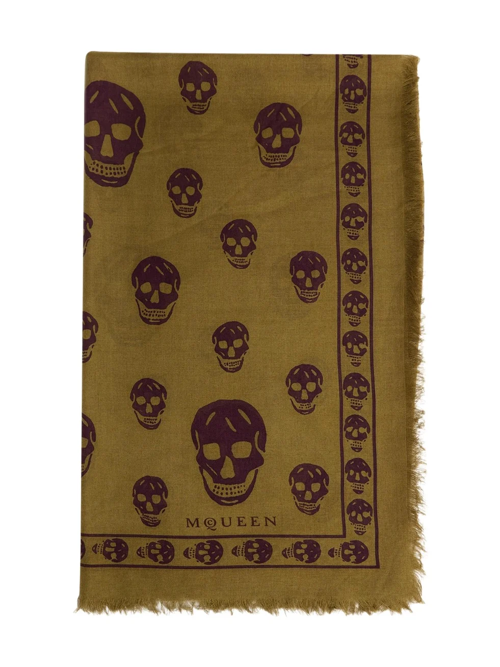 Men's Abstract Skull Scarf
