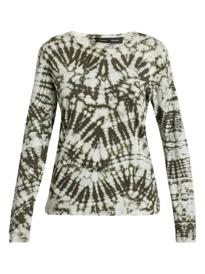 Mia Long-Sleeve Tie Dye Top