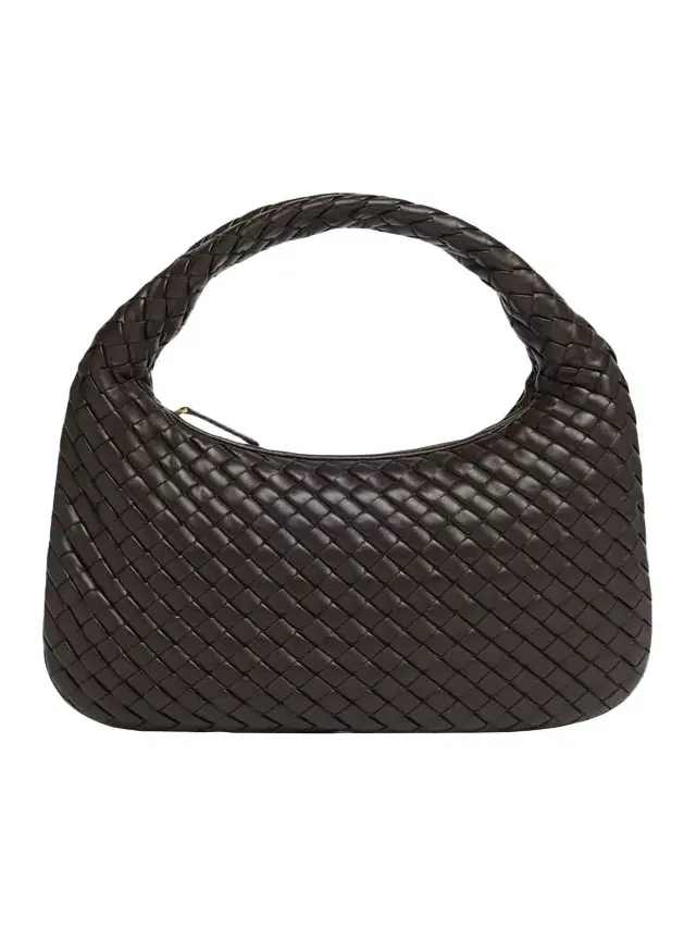 Bottega Veneta Veneta Small Leather Hobo Bag