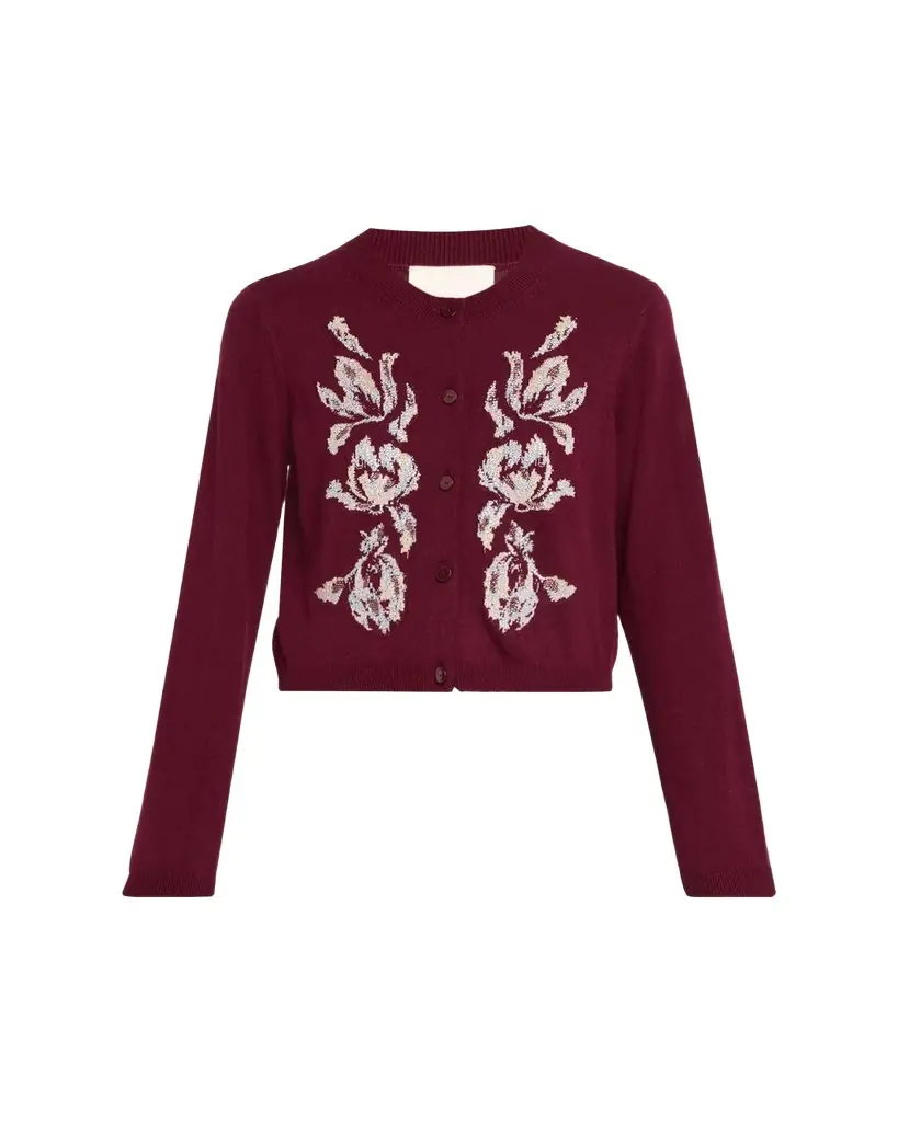 Cinq à Sept Isolde Embellished Cardigan | Image 1 Cinq à Sept Isolde Embellished Cardigan | Image 1