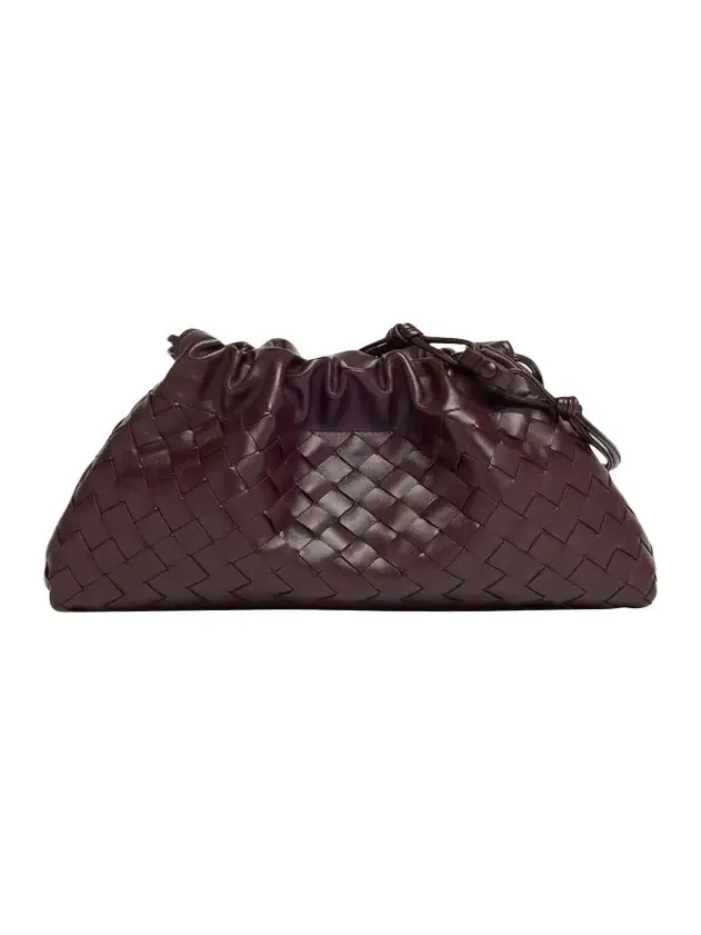 Bottega Veneta Dustbag Notte Leather Shoulder Bag