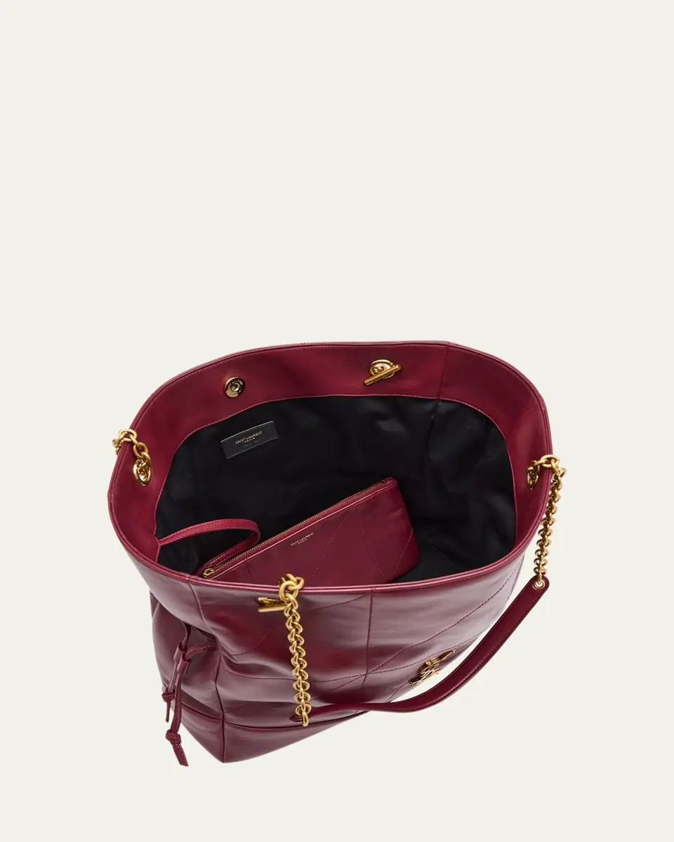 Saint Laurent Jamie 4.3 Medium Shopping Tote Bag in Quilted Leather | Thumbnail 4 Saint Laurent Jamie 4.3 Medium Shopping Tote Bag in Quilted Leather | Thumbnail 4