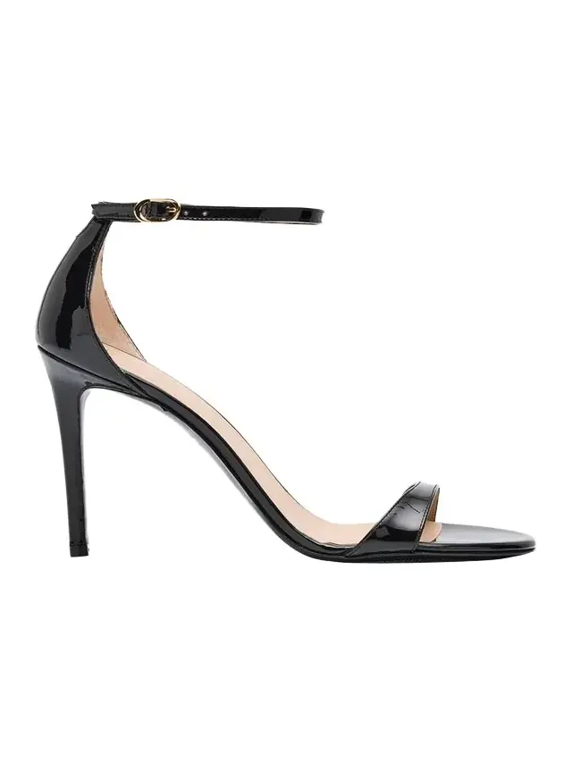 Nudist II Patent Ankle-Strap Sandals Nudist II Patent Ankle-Strap Sandals