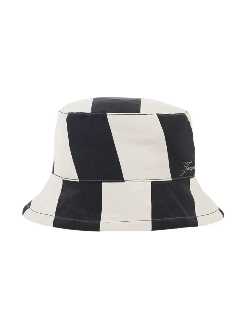 Men's Bicolor Logo Nylon Bucket Hat Men's Bicolor Logo Nylon Bucket Hat