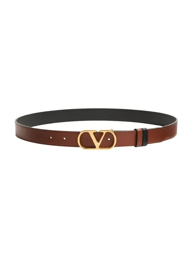 VLogo Signature Reversible Calfskin Belt, 30mm VLogo Signature Reversible Calfskin Belt, 30mm