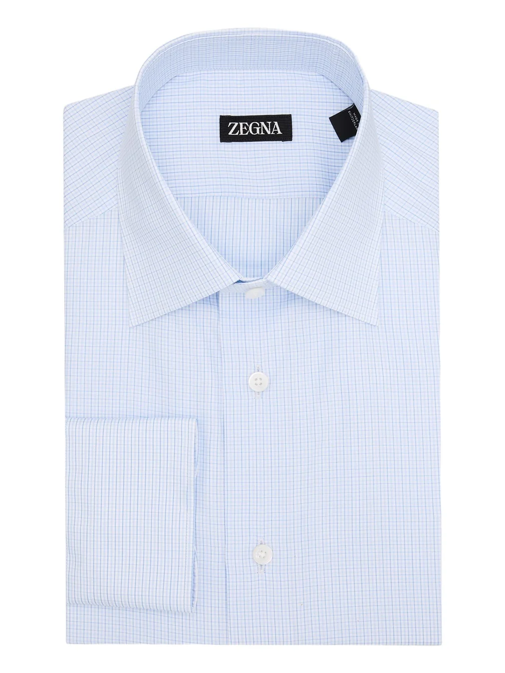 Men's Pure Cotton Grid Check Dress Shirt Men's Pure Cotton Grid Check Dress Shirt
