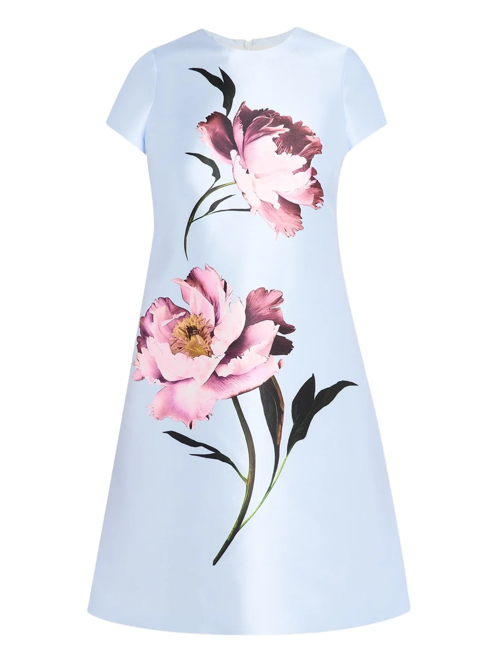 Rickie Freeman for Teri Jon Floral-Print Faille Dress