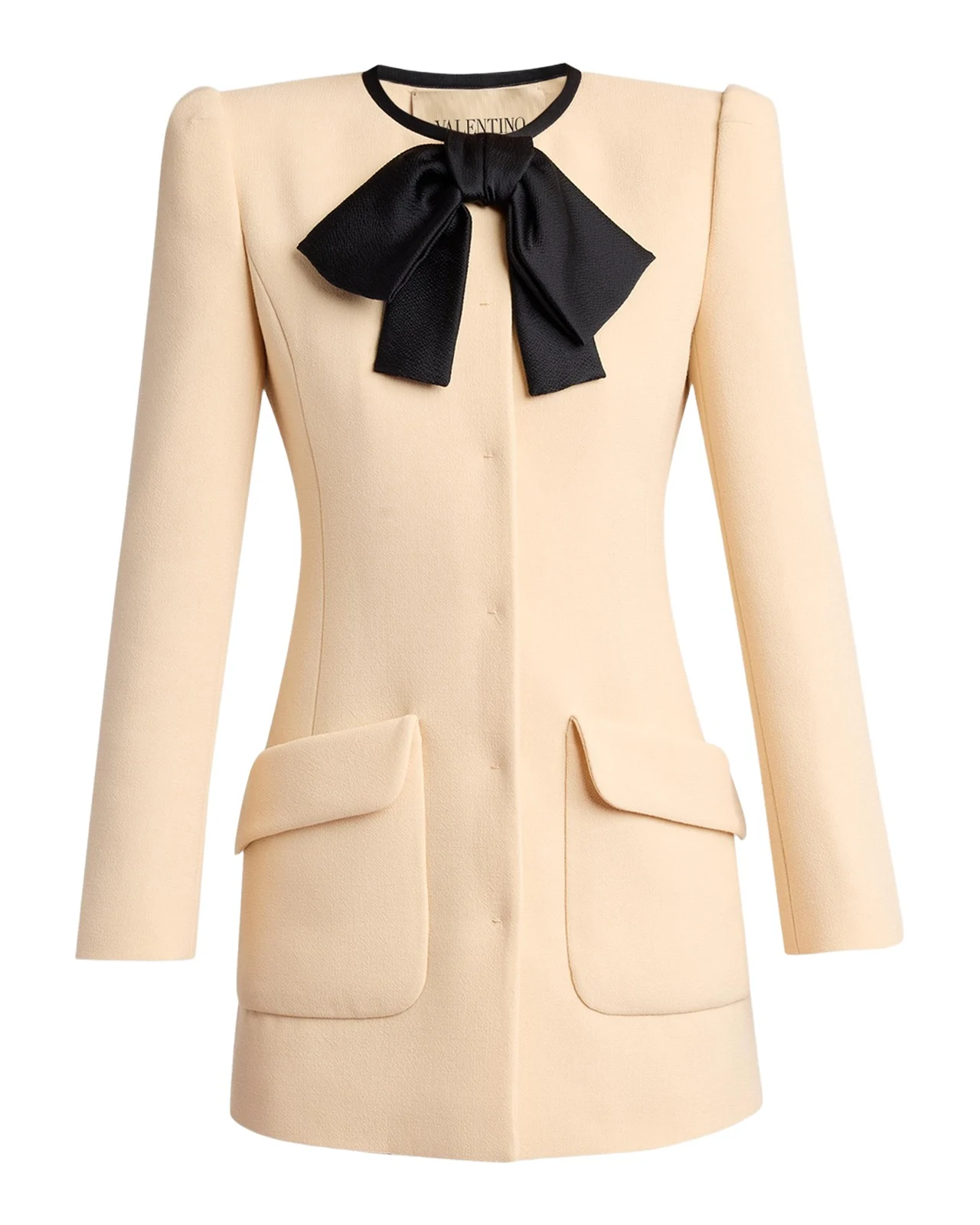 Valentino Garavani Tie-Neck Mini Blazer Dress