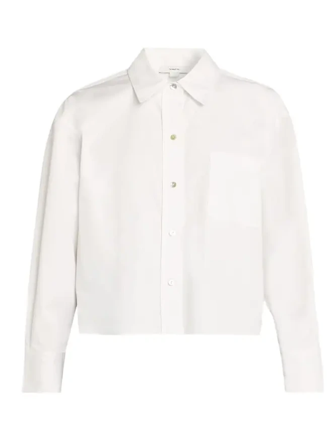 Cropped Long-Sleeve Shirt