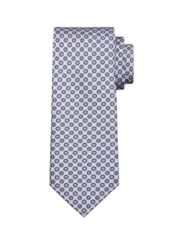 Men's Micro-Medallion Silk Tie