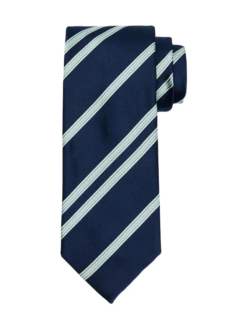 Men's Herringbone Stripe Jacquard Silk Tie Men's Herringbone Stripe Jacquard Silk Tie