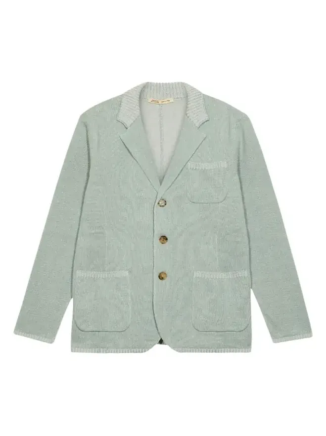 Maurizio Baldassari Men's Vanise Rib Knit Blazer Jacket
