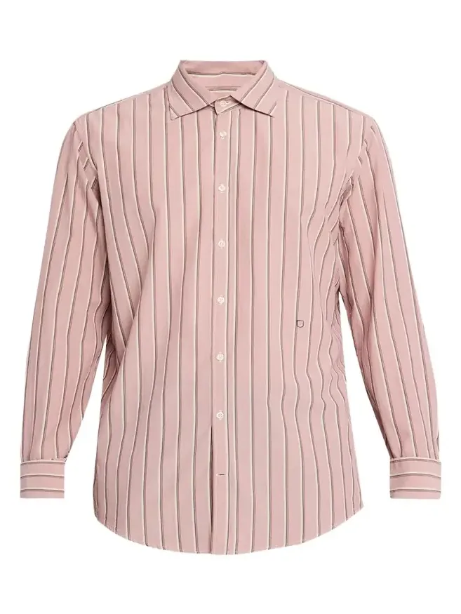 Men's Genova Multi-Stripe Cotton Sport Shirt