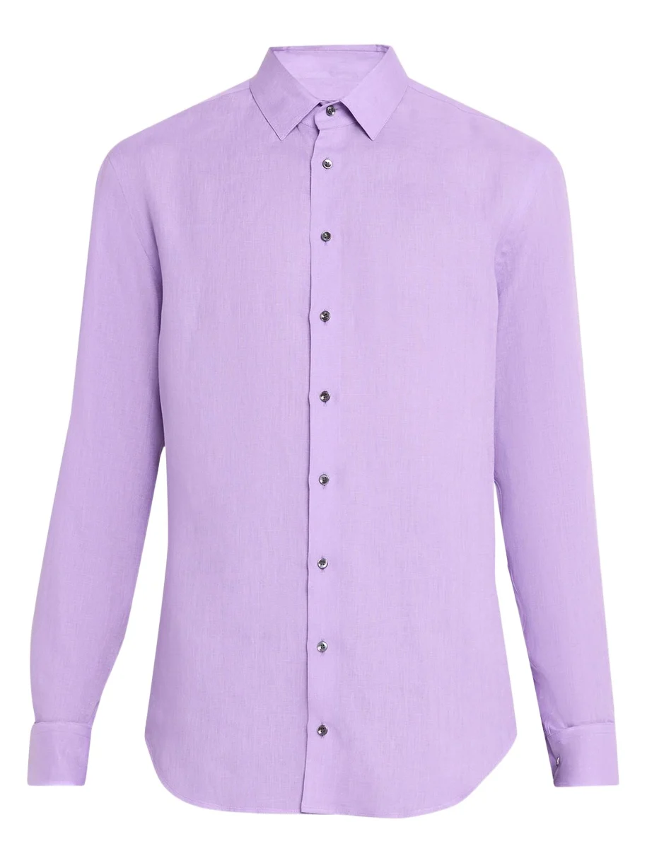 Men's Solid Linen Classic-Fit Sport Shirt Men's Solid Linen Classic-Fit Sport Shirt