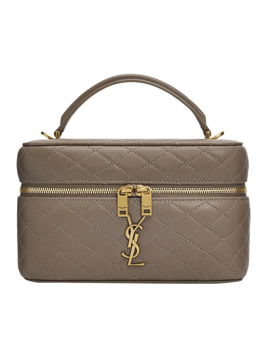 Gaby Vanity Quilted Leather Bag