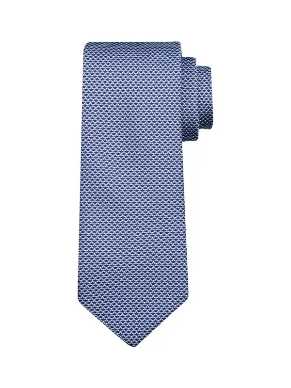 Men's Micro Print Silk Jacquard Tie Men's Micro Print Silk Jacquard Tie